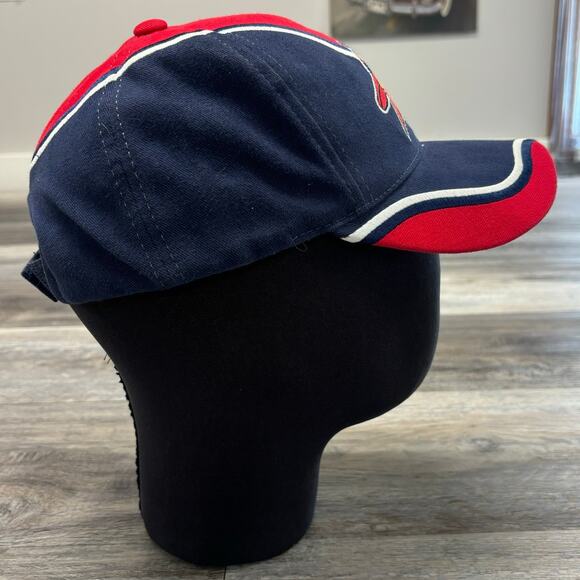 Vintage Y2K Annco MiLB Toledo Mud Hens‎ Blue Red OSFA Strapback Hat Baseball Cap - Picture 4 of 9